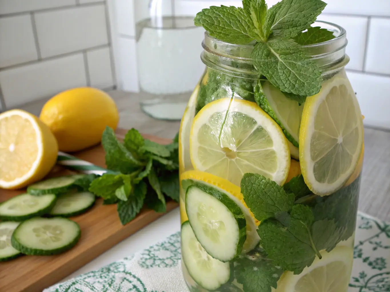 lemon-balm-detox-water-weight-loss Lemon balm detox water recipe for weight loss