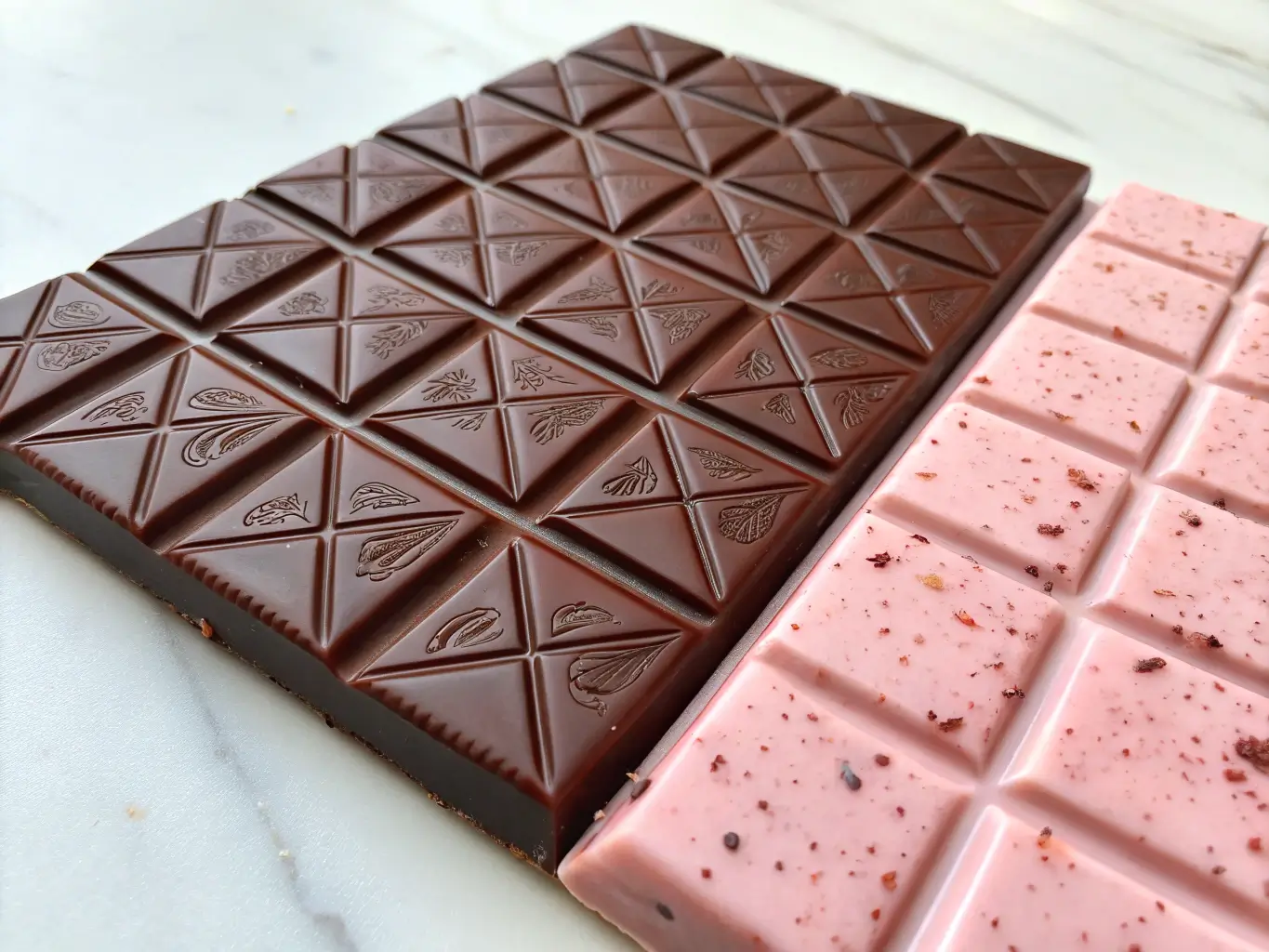 angel-hair-chocolate-bar-variations. Angel Hair Chocolate Bar chocolate variations lineup