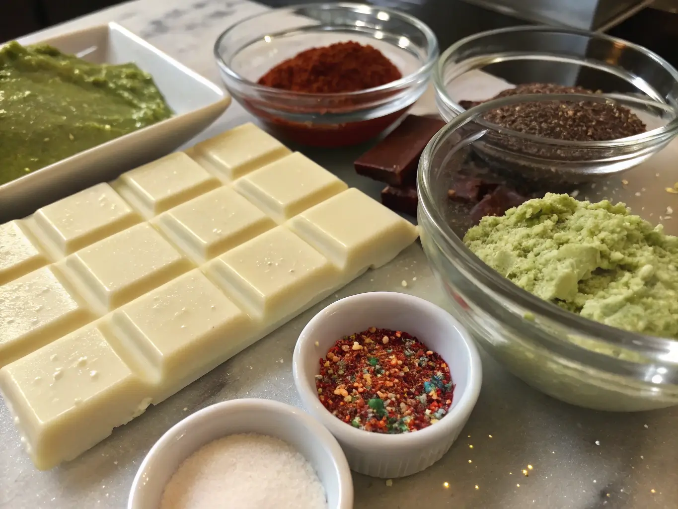 angel-hair-chocolate-ingredients Ingredients for best angel hair chocolate recipe