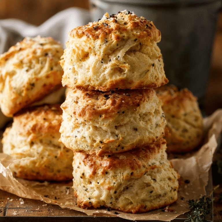 Parmesan Black Pepper Biscuits: A Savory Classic