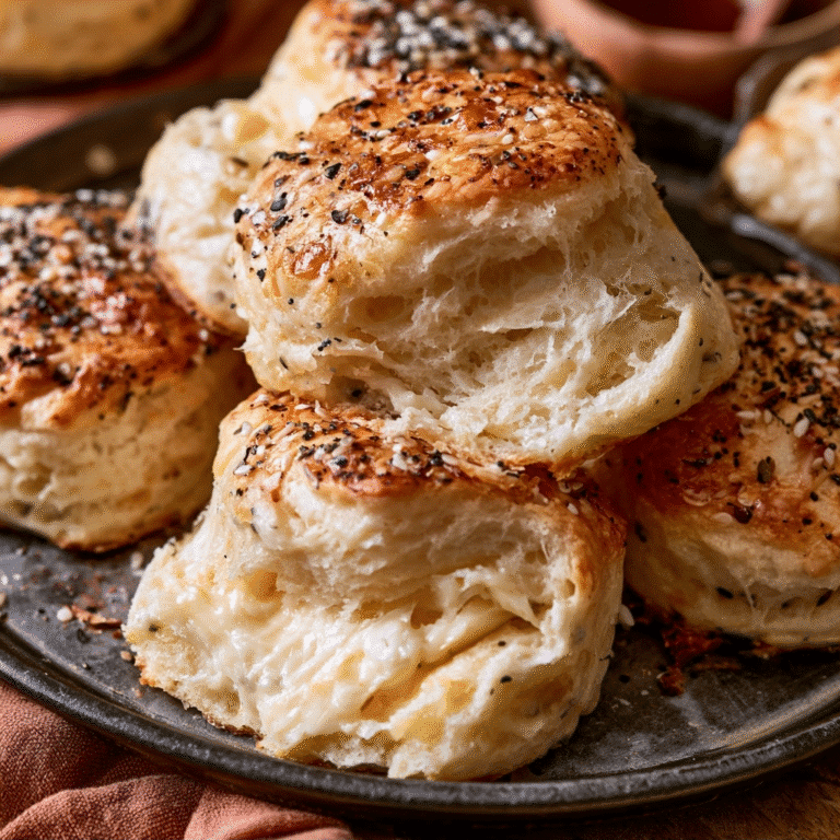 Everything Cream Cheese Biscuits