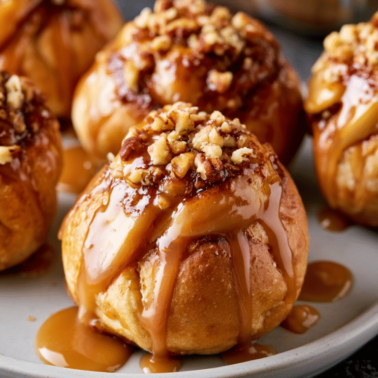 Caramel Apple Pie Bombs: Easy Homemade Dessert