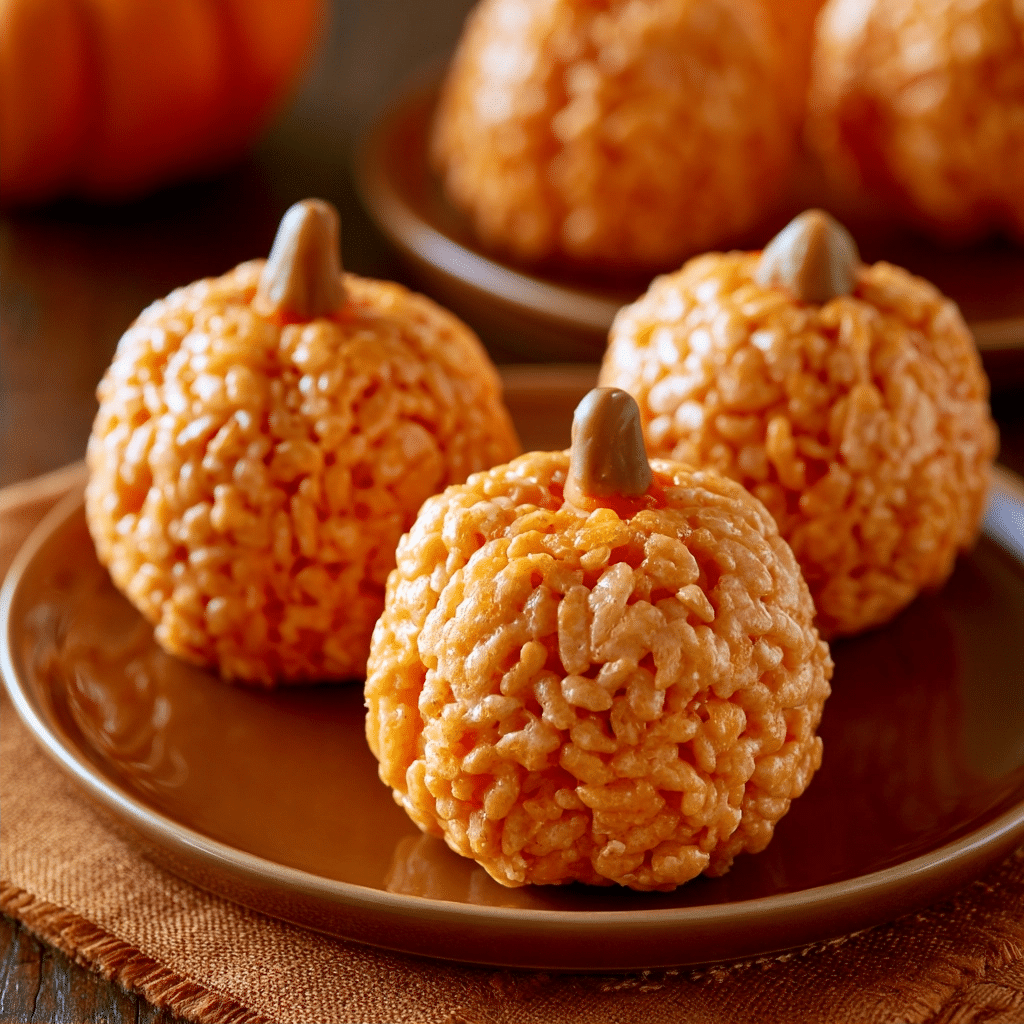 Rice Krispie Treat Pumpkins: A Fun Fall Recipe