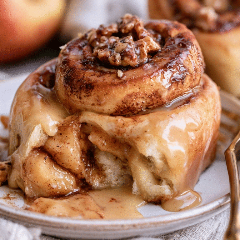 Soft-Baked Apple Cinnamon Rolls