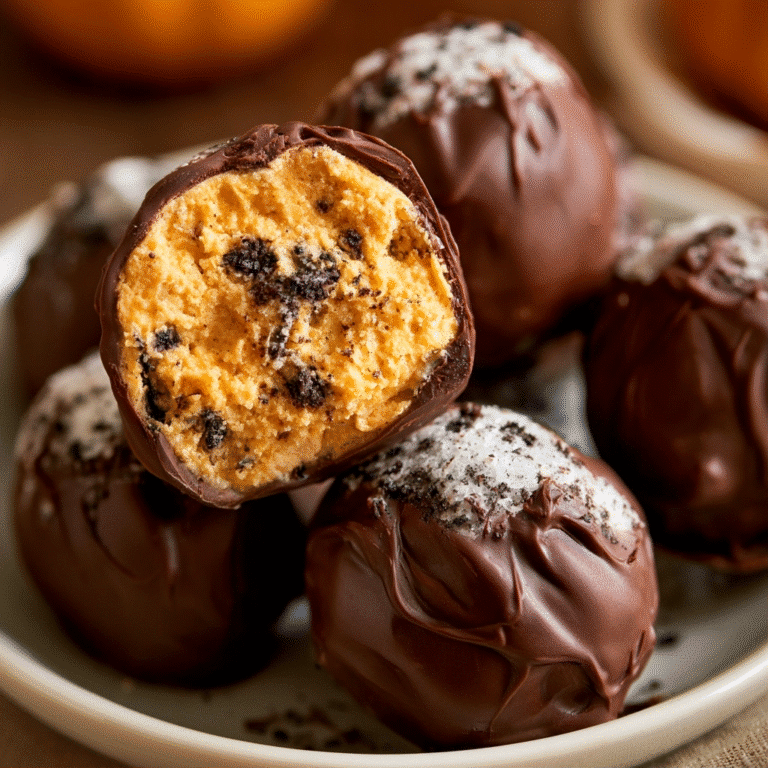 Pumpkin Oreo Balls Recipe: Easy Fall Treats