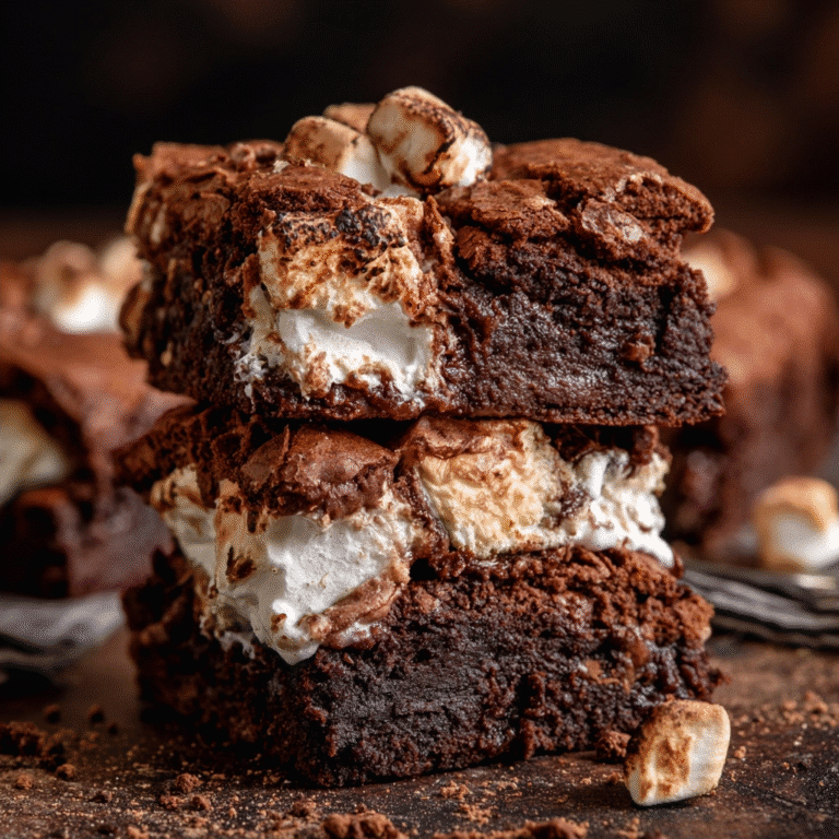 Marshmallow Brownies Recipe for Chewy Decadent Treats