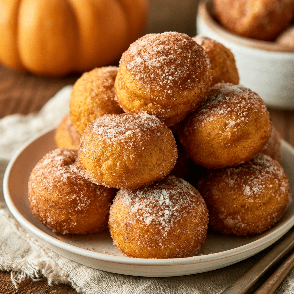 Baked Pumpkin Donut Holes: A Perfect Fall Treat