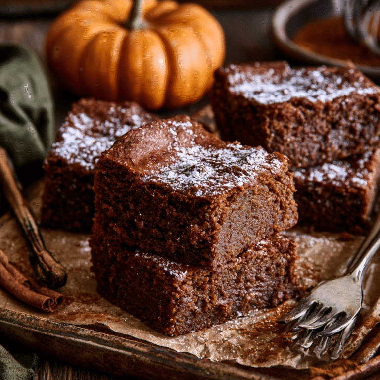 Easy Pumpkin Brownies Recipe