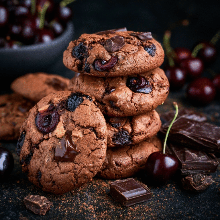 Chocolate Cherry Cookies: A Decadent Homemade Treat