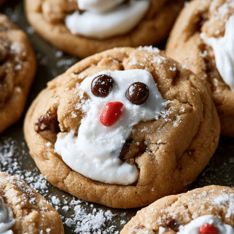 Melted Snowman Cookies: A Simple Holiday Treat Recipe