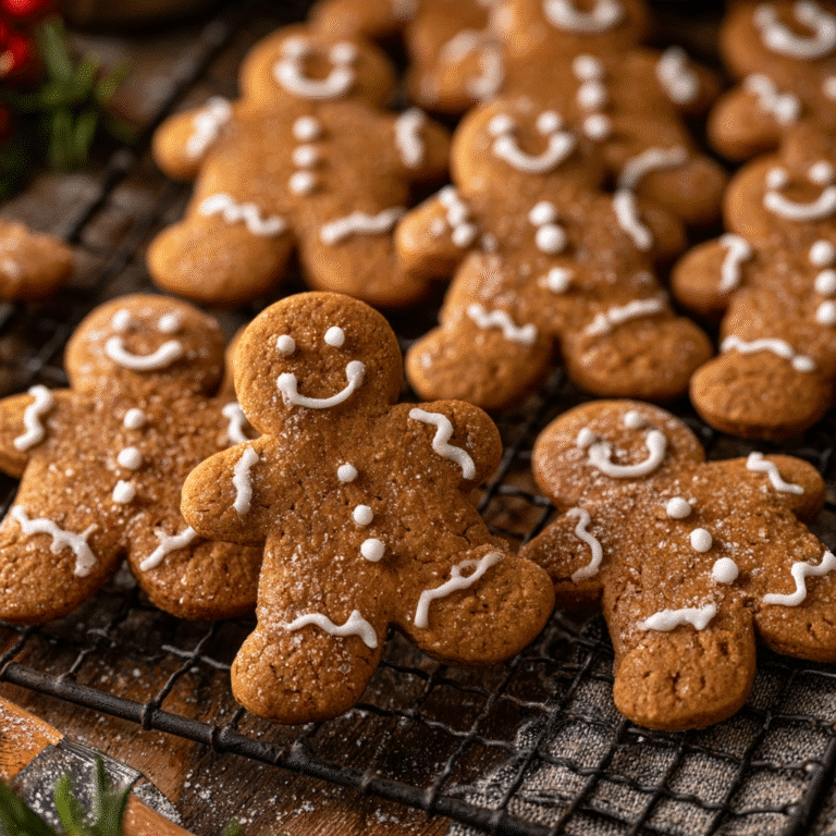 Soft & Chewy Gingerbread Men Cookies