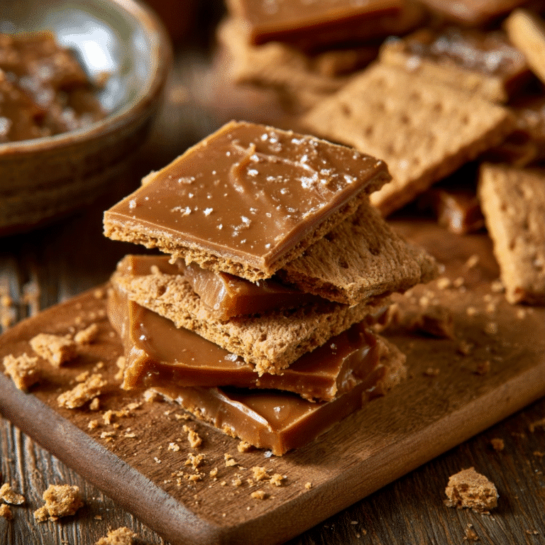 Graham Cracker Toffee: Simple Homemade Crispy Caramel Bars