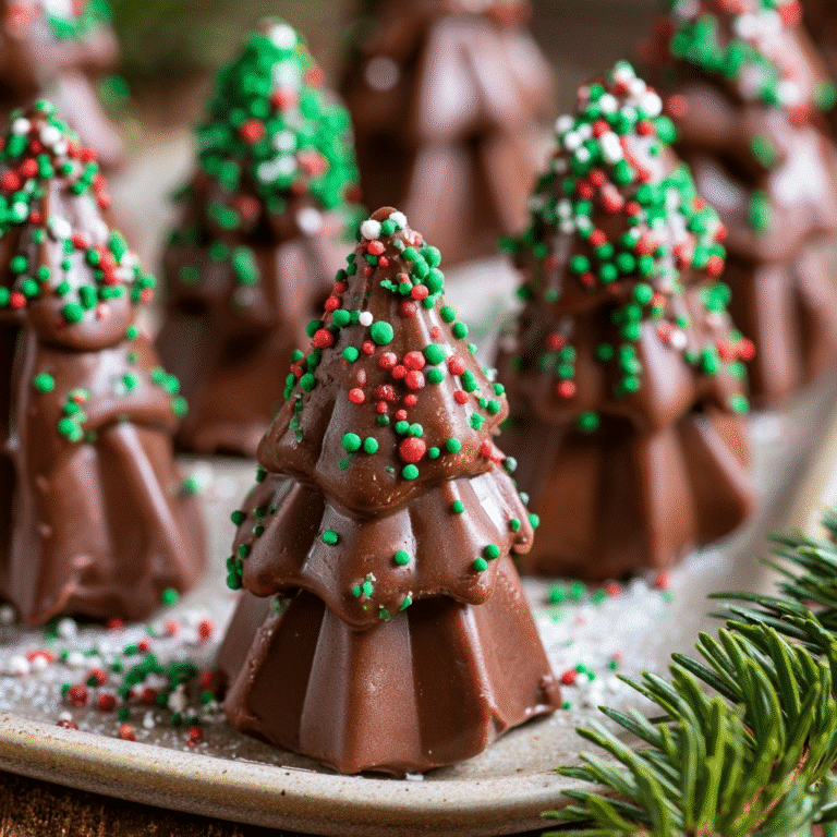 Fudge Christmas Trees: A Festive Holiday Dessert Recipe