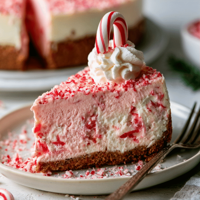 Candy Cane No Bake Cheesecake Recipe For The Holidays
