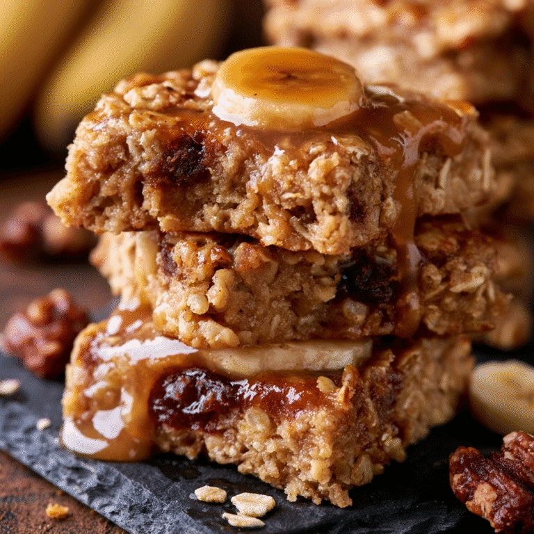 Banana Oatmeal Bars: A Simple, Healthy Snack Recipe