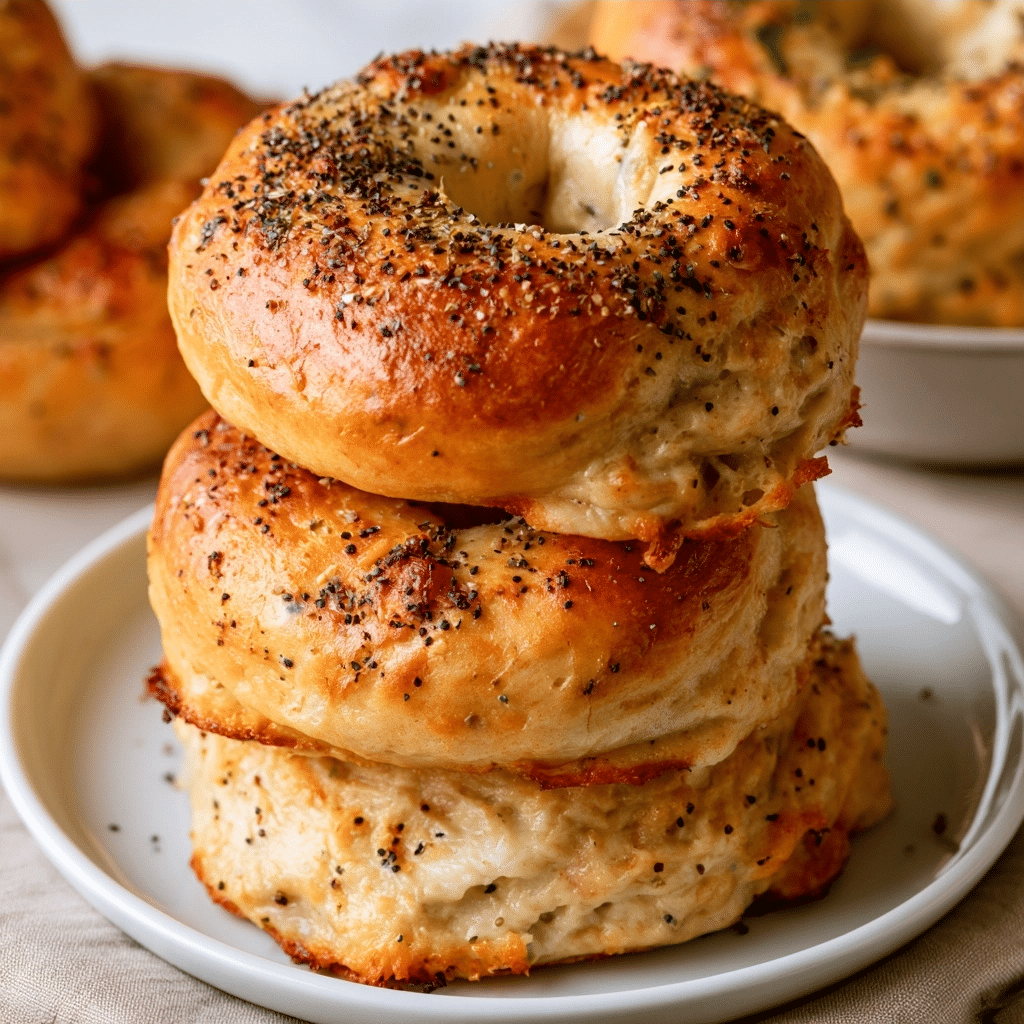 3 Ingredient Protein Bagels – Air Fryer Recipe