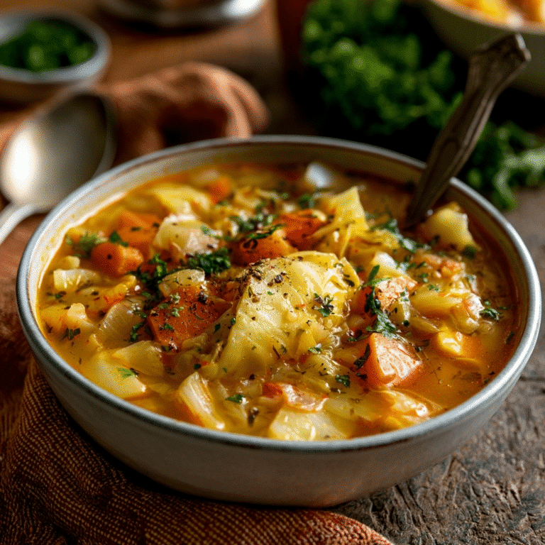 Healthy Weight Loss Cabbage Soup Recipe