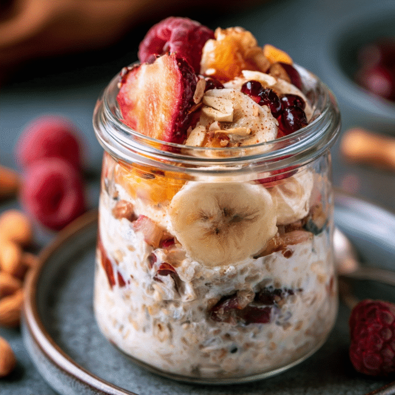 Overnight Oats Recipe for Weight Loss