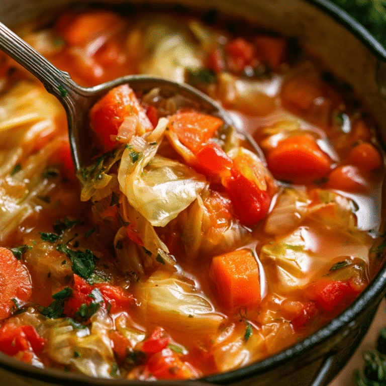 Healthy Weight Loss Cabbage Soup Recipe