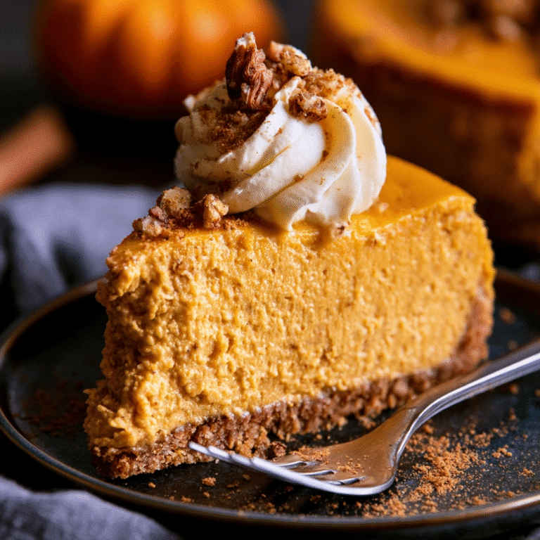 Easy Pumpkin Pie Cheesecake Recipe for Fall
