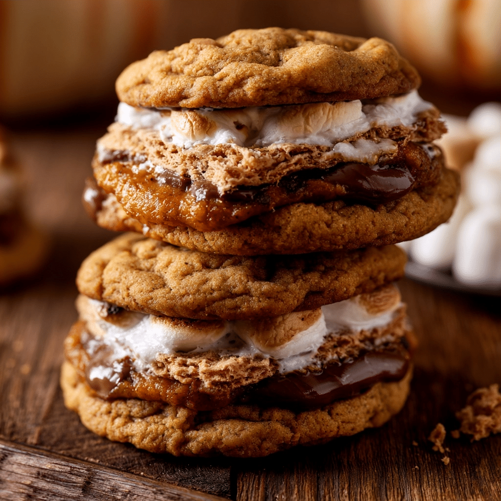 Delicious Pumpkin S’mores Cookies Recipe