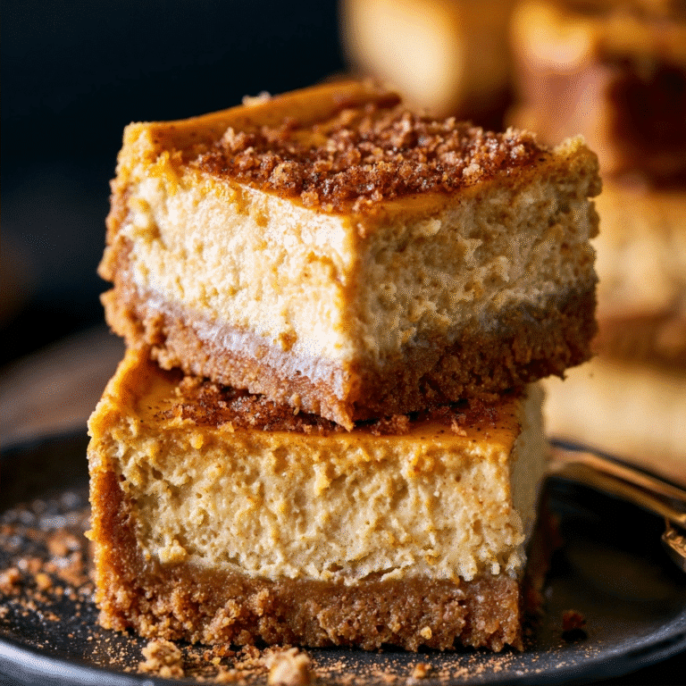 Pumpkin Cheesecake Bars: A Creamy Autumn Dessert