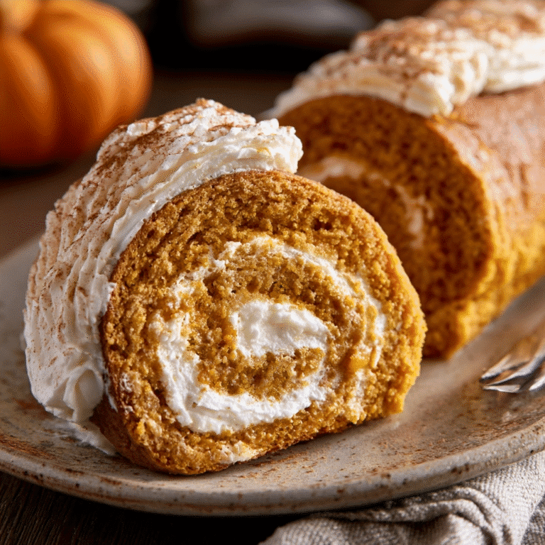 Easy Homemade Pumpkin Roll Recipe