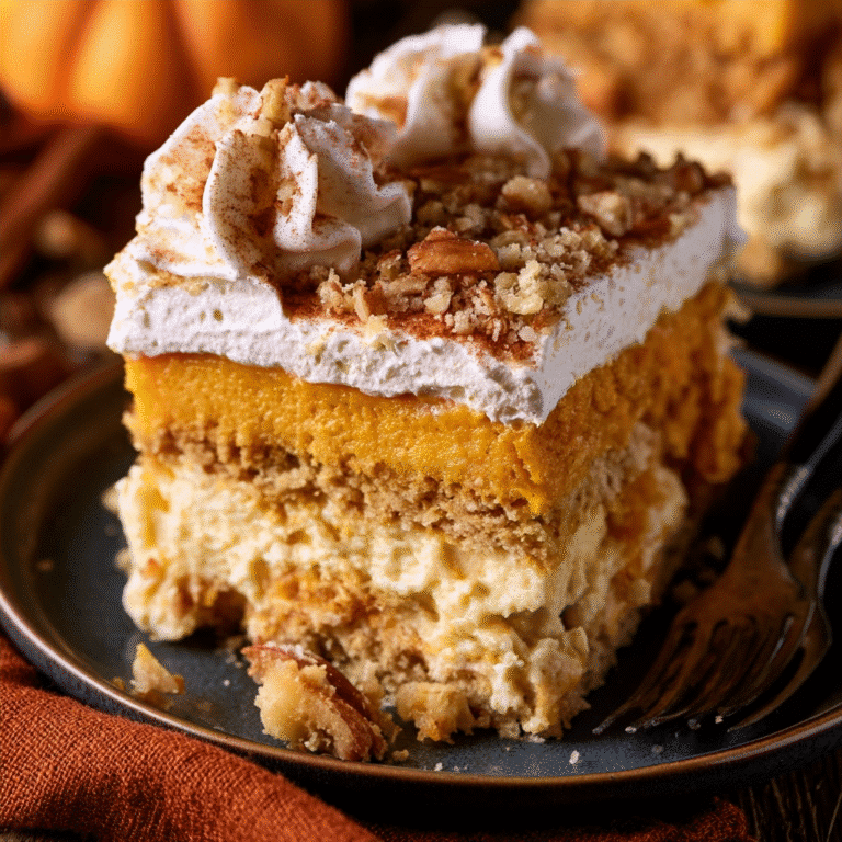 Easy Pumpkin Lush Dessert Recipe